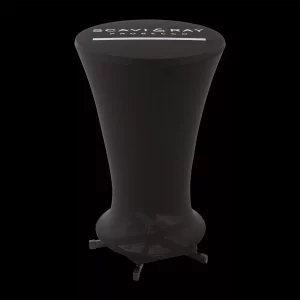 Husse schwarz für Stehtisch