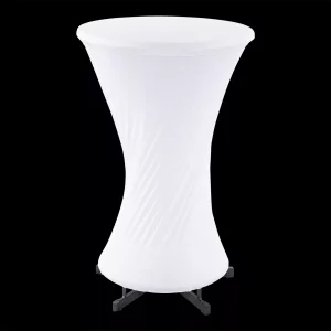 Husse weiß für Stehtisch