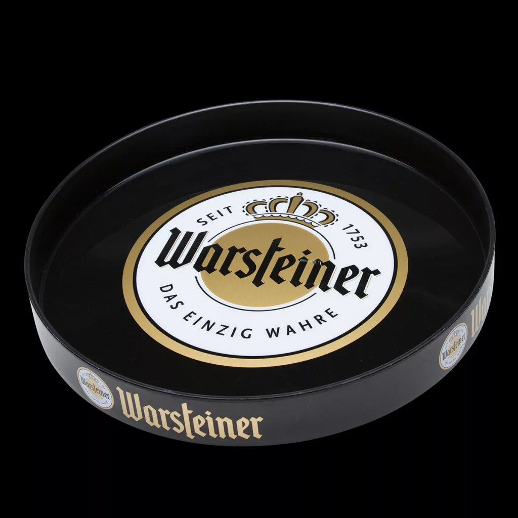 Serviertablett mit Rand Warsteiner
